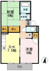 サンシャイン中村　Ｃ棟の物件間取画像